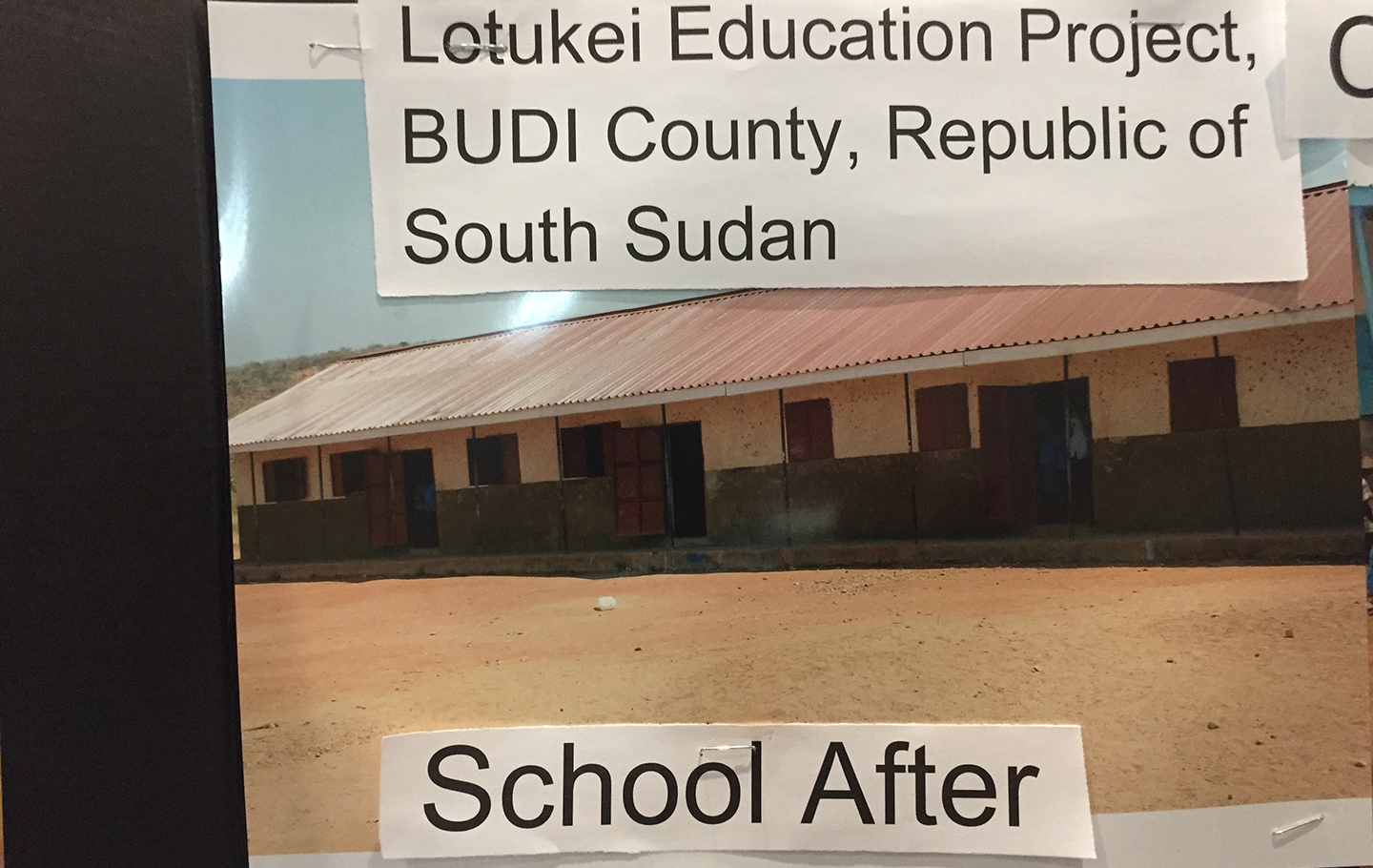 Another picture of the new school building